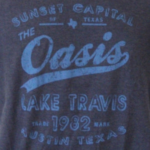 Oasis Lake Travis Varsity Tee