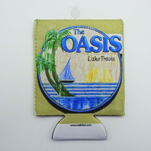Painted Oasis Logo Koozie